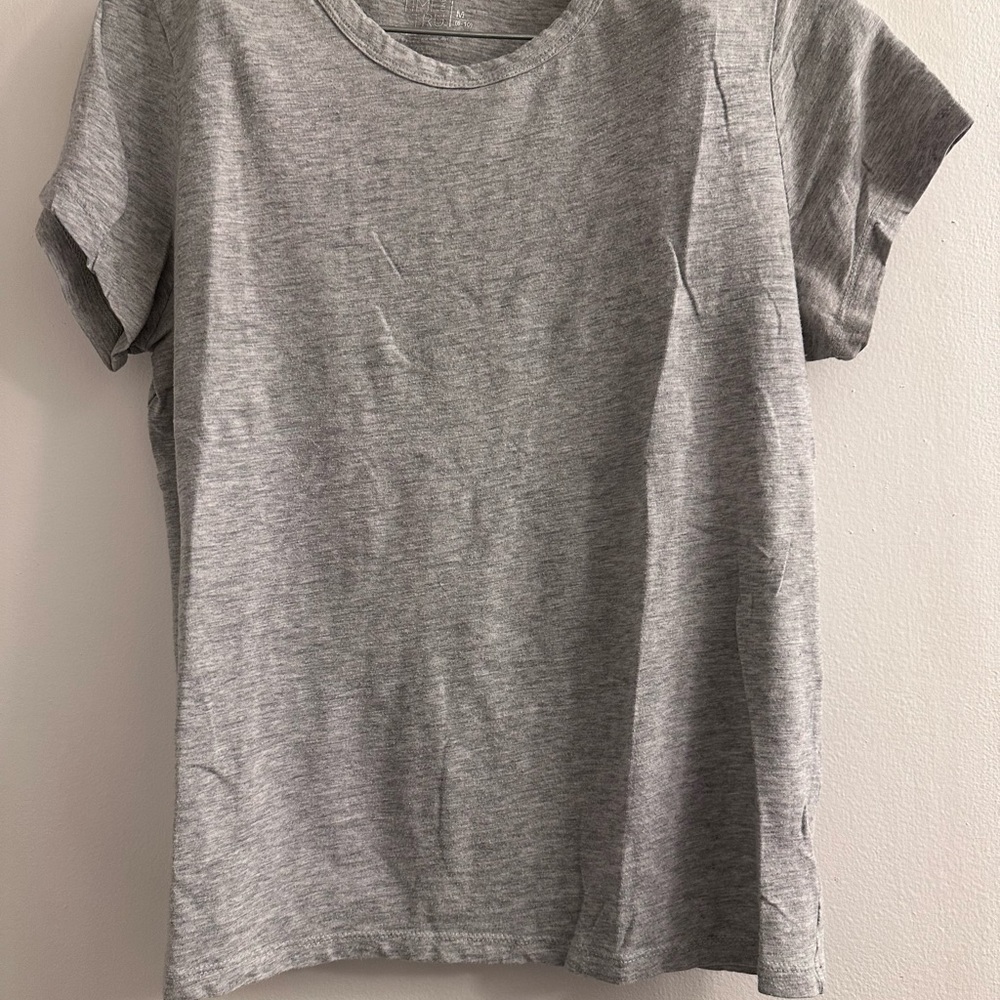 Time and Tru Heather Gray Tee